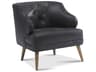 Courtney Leather Accent Chair