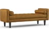 Erin Leather Accent Bench