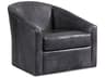 Tara Swivel Leather Accent Chair