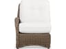 Riverside Wicker Left Arm Facing Outdoor Lounge Chair