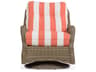 Quick Ship Riverside Wicker Swivel Glider Outdoor Patio Lounge Chair