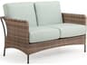 Augusta Wicker Outdoor Patio Loveseat