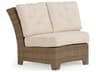 Seaside Wicker 45 Degree Corner Patio Lounge Chair