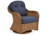 Quick Ship Edenton Wicker Swivel Glider Outdoor Patio Lounge Chair