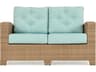 Quick Ship Seaside Wicker Patio Loveseat