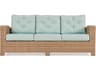 Quick Ship Seaside Wicker Patio Sofa