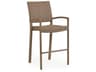 Seaside Wicker Bar Height Stool