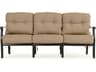 Quick Ship Dauphine Cast Aluminum Outdoor Sofa