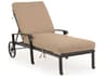 Quick Ship Dauphine Cast Aluminum Outdoor Patio Chaise Lounge