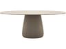 Cobble Ottawa Recycled Plastic Oval Dining Table