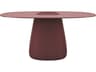 Cobble Indian Red Recycled Plastic Oval Dining Table