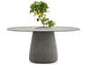 Cobble Grey Mix Recycled Plastic Oval Dining Table