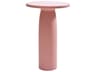 Toto Pink Recycled Plastic Round Bar Table