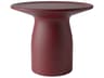 Totino Indian Red Recycled Plastic Round End Table