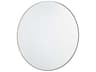 Silver Round Wall Mirror