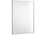 Matte Black Rectangular Wall Mirror
