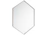 Gold Hexagon Wall Mirror