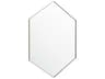 Silver Hexagon Wall Mirror