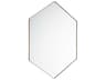 Gold Hexagon Wall Mirror