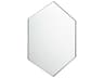 Silver Hexagon Wall Mirror