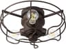 Windmill Oiled Bronze 3-Light Fan Light Kit