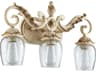 Florence 3-Light Persian White Glass Vanity Light