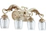 Florence 4-Light Persian White Glass Vanity Light