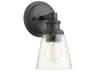 Dunbar 1-Light Noir Black Wall Sconce