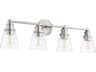 Dunbar 4-Light Satin Nickel Vanity Light