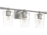 Goodwin 3-Light Satin Nickel Vanity Light