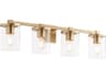 Bolton 4-Light Aged Brass Vanity Light