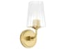 Providence 1-Light Aged Brass Wall Sconce