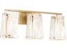 Prestige 3-Light Aged Brass Vanity Light