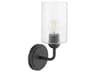 Charlotte 1-Light Matte Black Wall Sconce