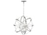 Celeste 4-Light Polished Nickel Candelabra Round Chandelier