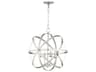 Celeste 4-Light Satin Nickel Candelabra Chandelier