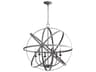 Celeste Zinc 6 - Light Medium Chandelier