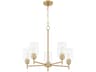 Wallinger 5-Light Aged Brass Chandelier