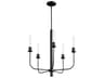 Sheridan 5-Light Matte Black Chandelier