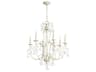 Ariel 6-Light Persian White Crystal Candelabra Chandelier