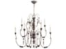 Salento 9-Light Vintage Copper Candelabra Tiered Chandelier