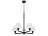 Cassini 5-Light Matte Black Chandelier