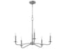 Rutherford 5-Light Satin Nickel Candelabra Chandelier