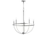 Tribute 5-Light Satin Nickel Candelabra Chandelier