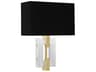Lincoln 2-Light Modern Brass Crystal Wall Sconce