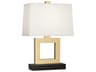 Doughnut Natural Brass Table Lamp