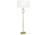 Lincoln Modern Brass Crystal Floor Lamp