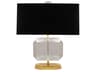 Jacqueline Modern Brass Clear Crystal Table Lamp