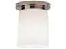 Rico Espinet Nina 1-Light Polished Nickel Cylinder Flush Mount