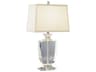 Artemis Clear Crystal Silver Plate Table Lamp